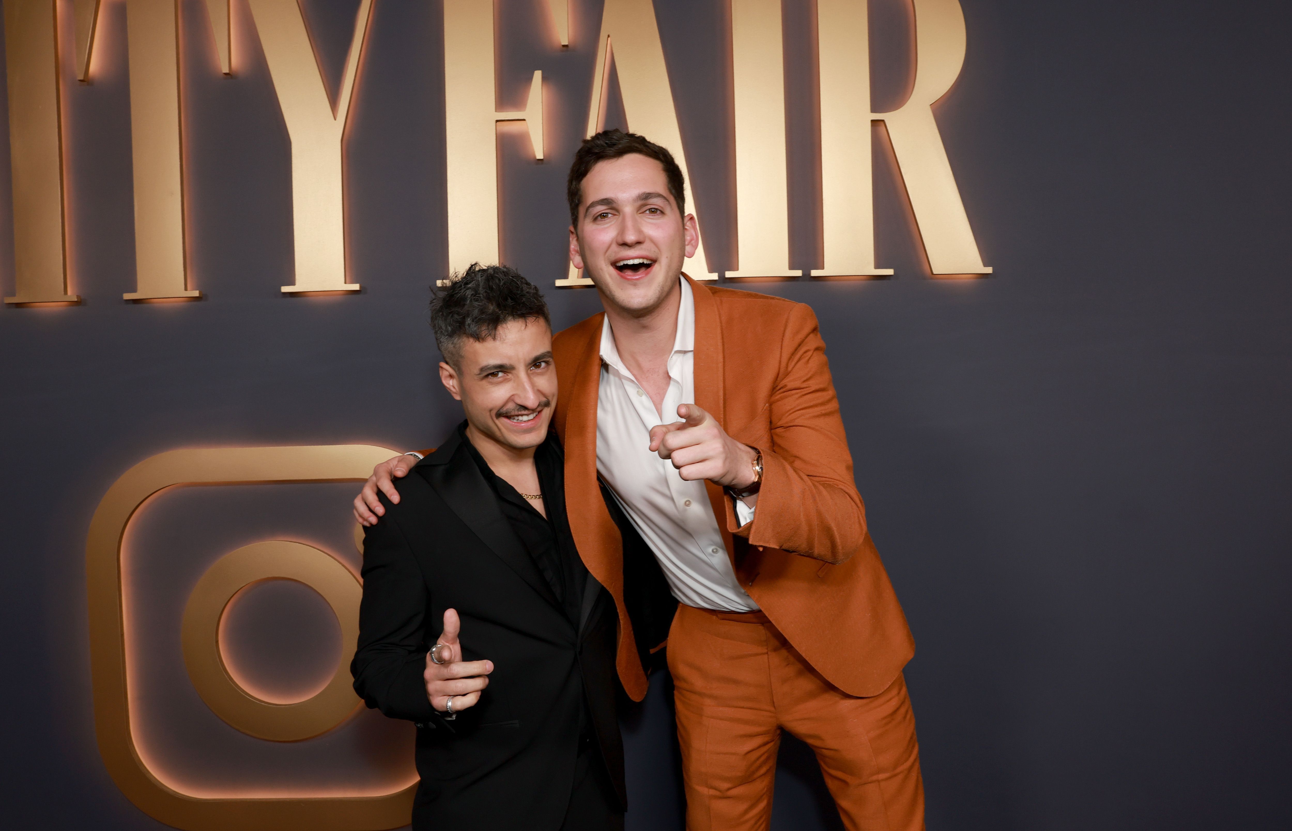 LOS ANGELES, CALIFORNIA - FEBRUARY 26: (L-R) Joe De Pace and Matt Friend attend Vanity Fair and Instagram Celebrate Vanities: A Night for Young Hollywood at Bar Marmont on February 26, 2025 in Los Angeles, California.  (Photo by Matt Winkelmeyer/Getty Images for Vanity Fair)