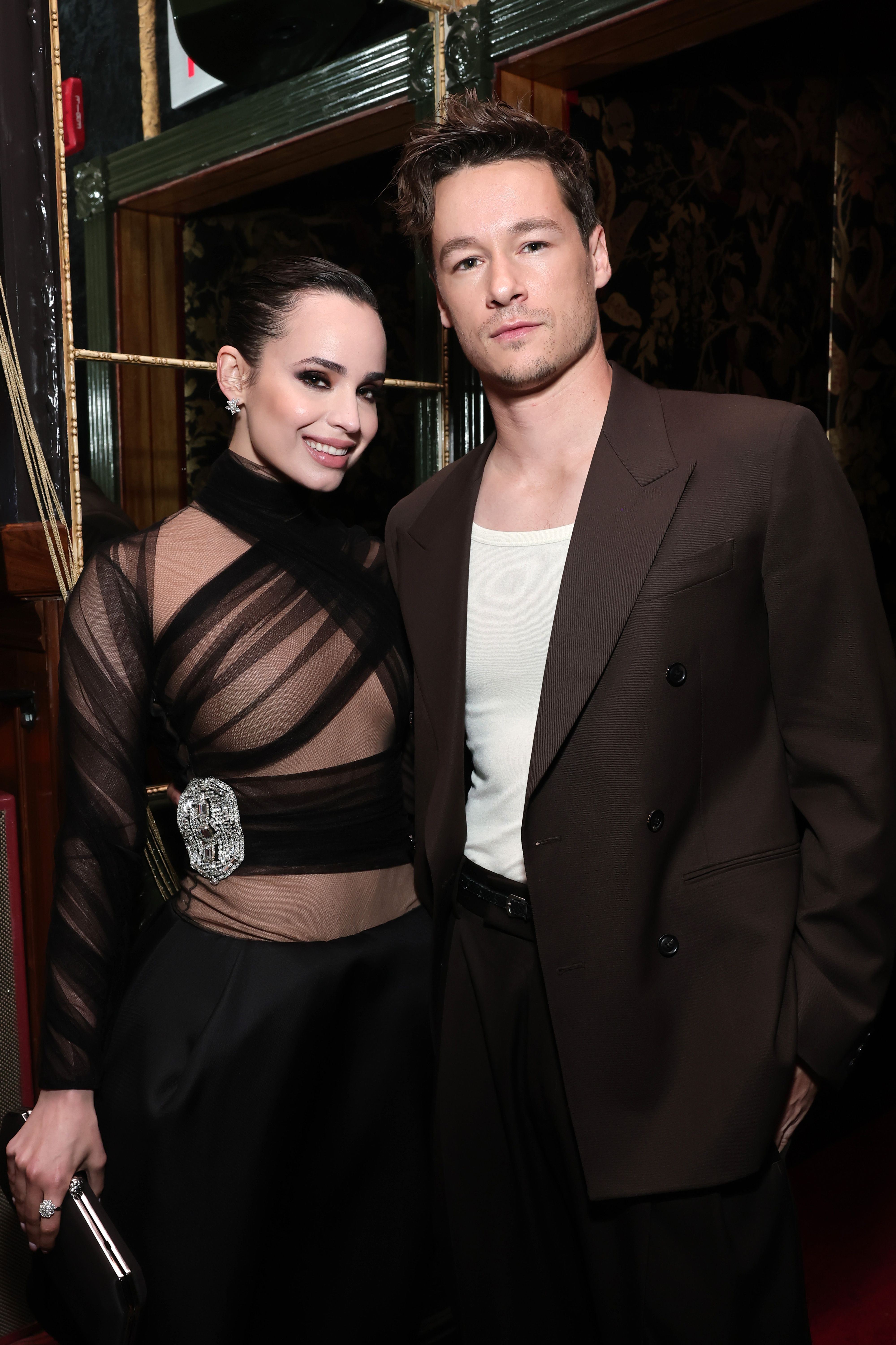 LOS ANGELES, CALIFORNIA - FEBRUARY 26: (L-R) Sofia Carson and Kyle Allen attend Vanity Fair and Instagram Celebrate Vanities: A Night for Young Hollywood at Bar Marmont on February 26, 2025 in Los Angeles, California.  (Photo by Emma McIntyre/Getty Images for Vanity Fair)