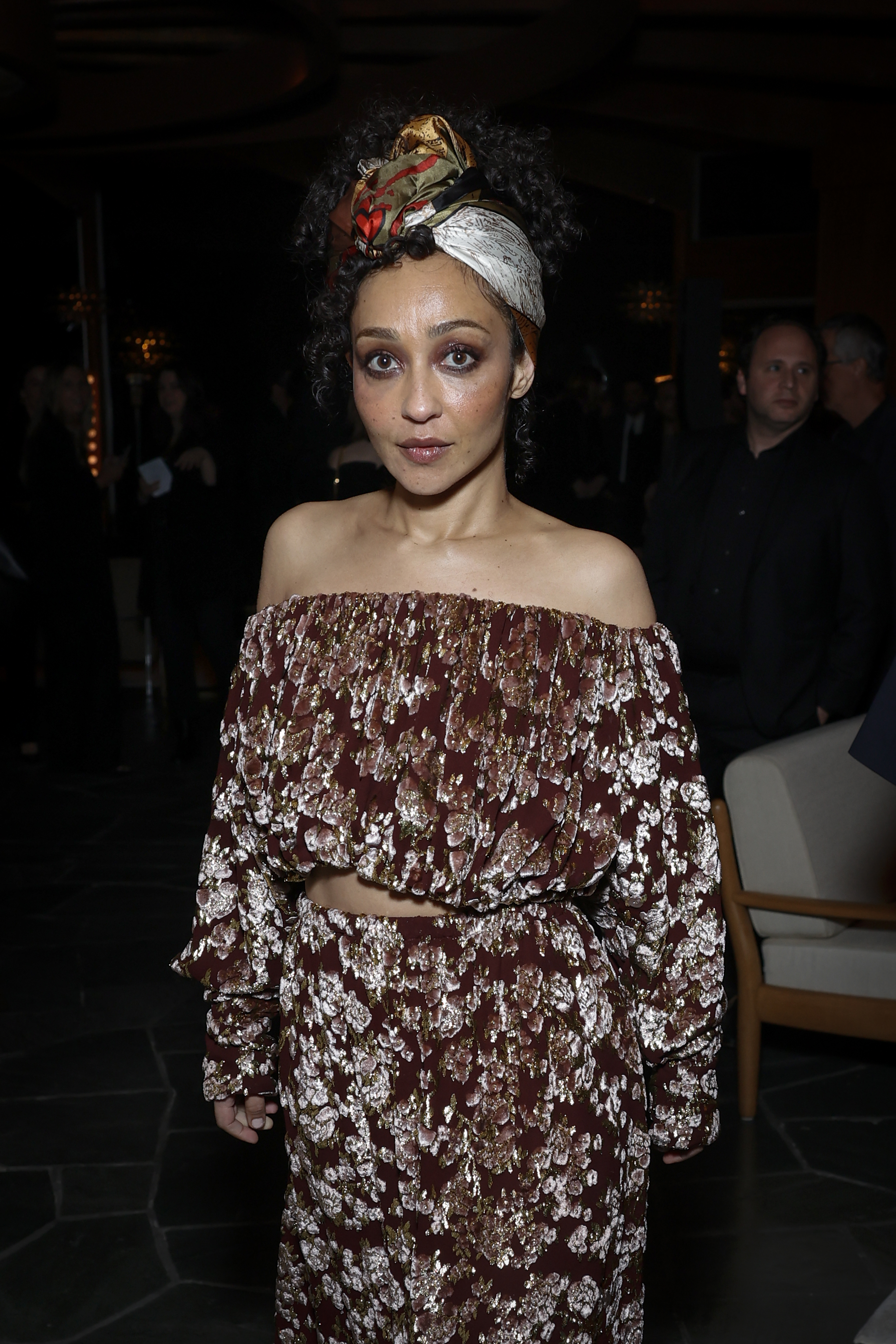 LOS ANGELES, CALIFORNIA - FEBRUARY 28: Ruth Negga attends the Saint Laurent x Vanity Fair Pre-Oscar Dinner on February 28, 2025 in Los Angeles, California. (Photo by Stefanie Keenan/Getty Images for Saint Laurent )