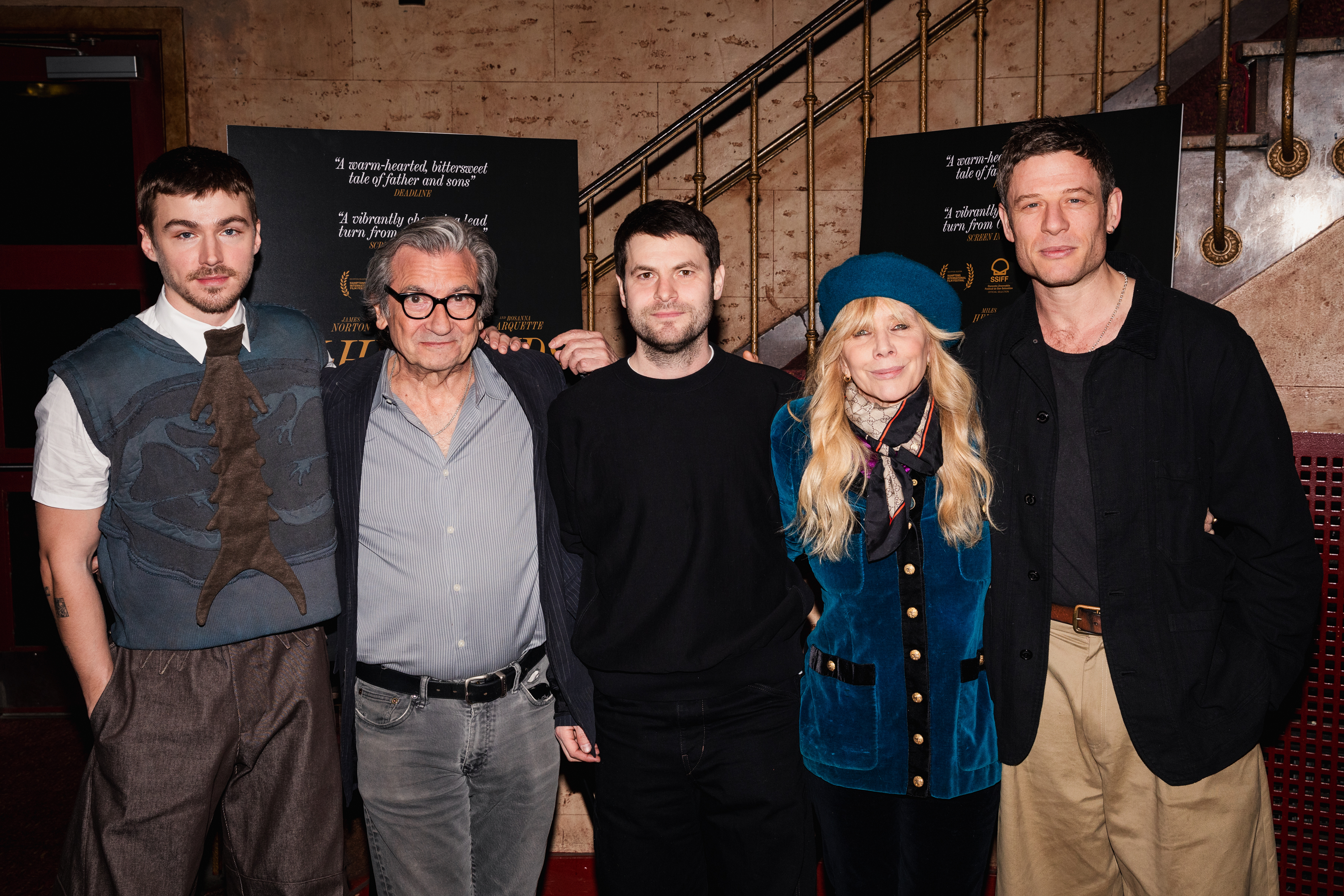 Miles Heizer, Griffin Dunne, Noah Pritzker, Rosanna Arquette, James Norton