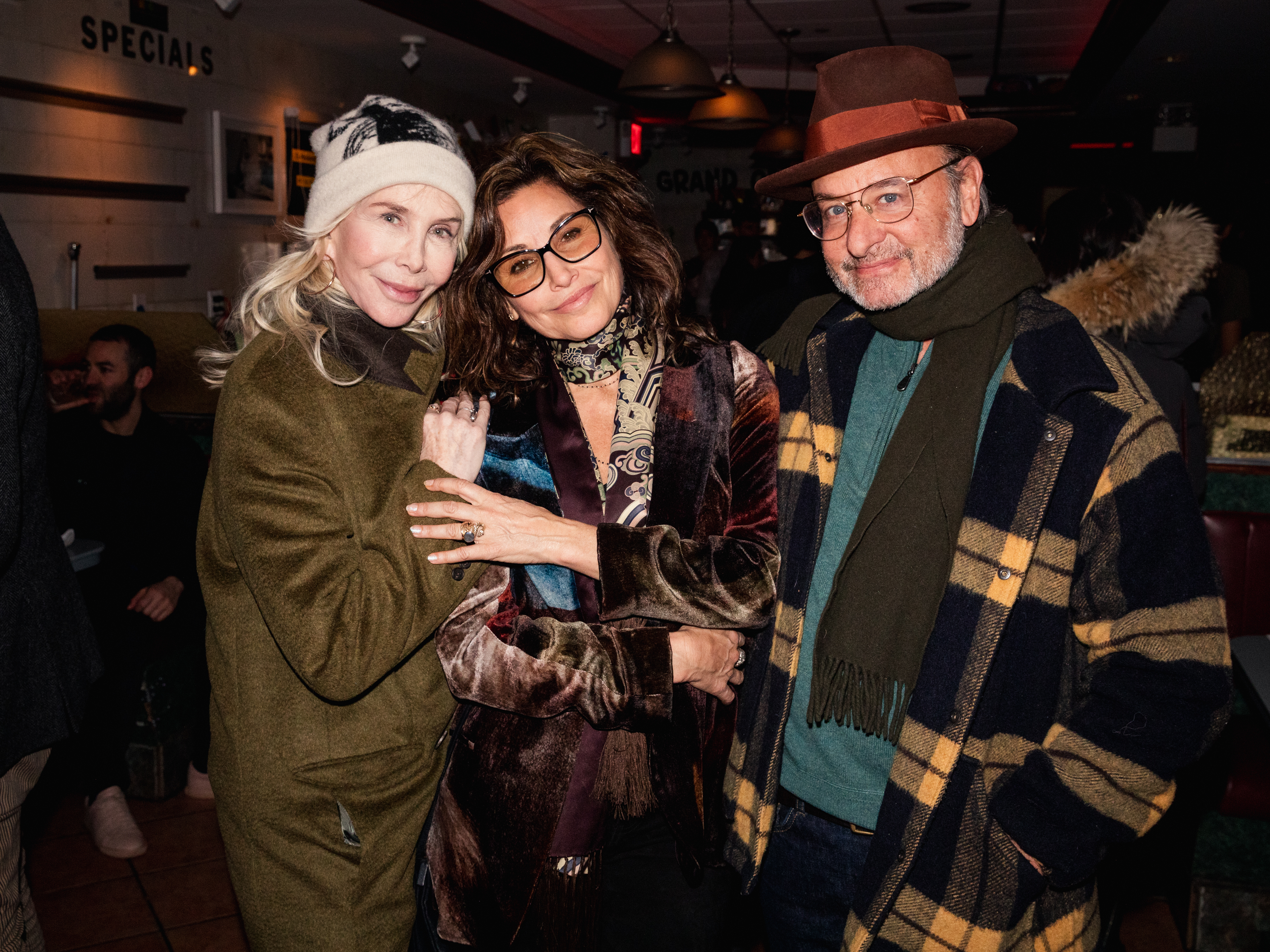 Trudie Styler, Gina Gershon, Fisher Stevens
