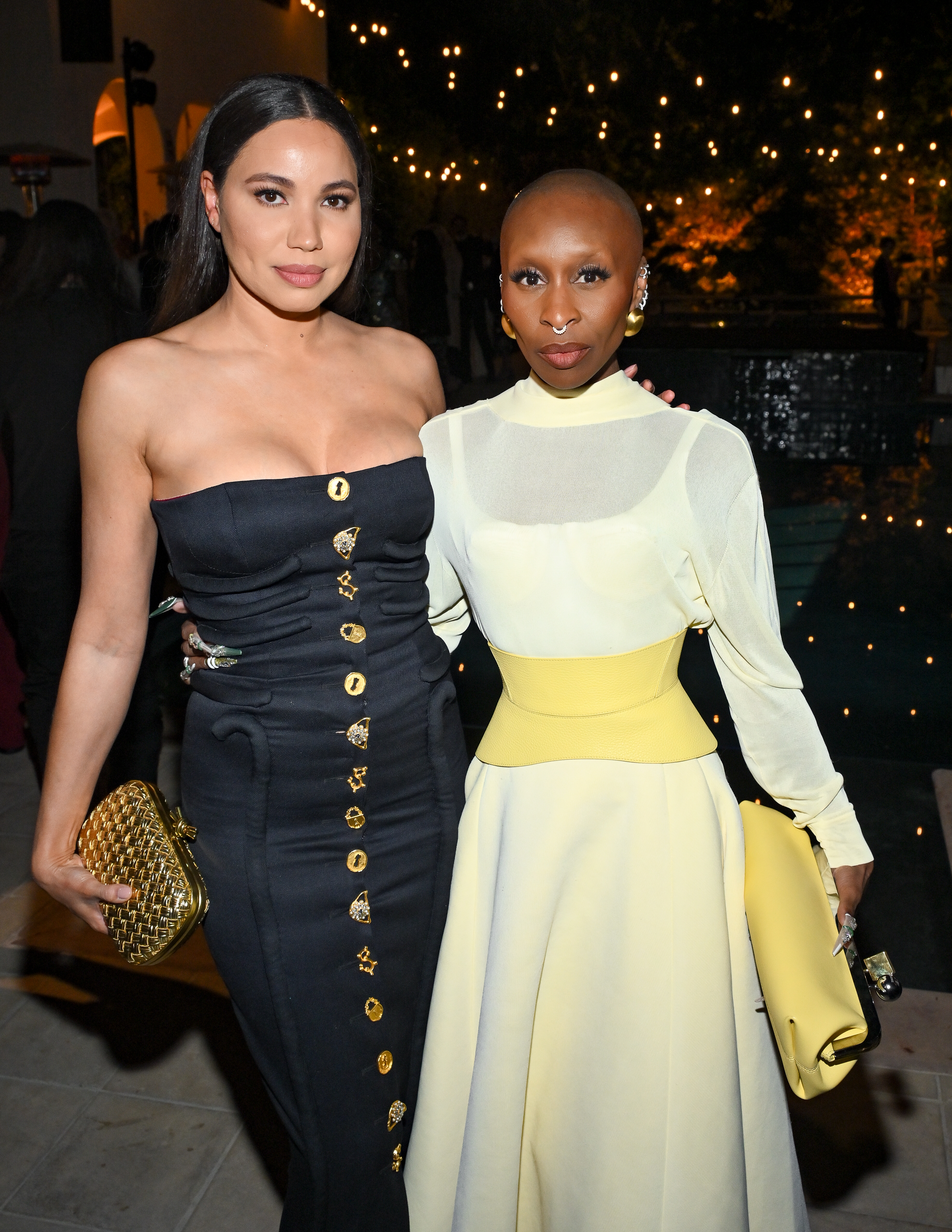 Jurnee Smollett, Cynthia Erivo at the 2025 WIF Oscar Nominees Party held at Wheelhouse West Hollywood on February 28, 2025 in Los Angeles, California.