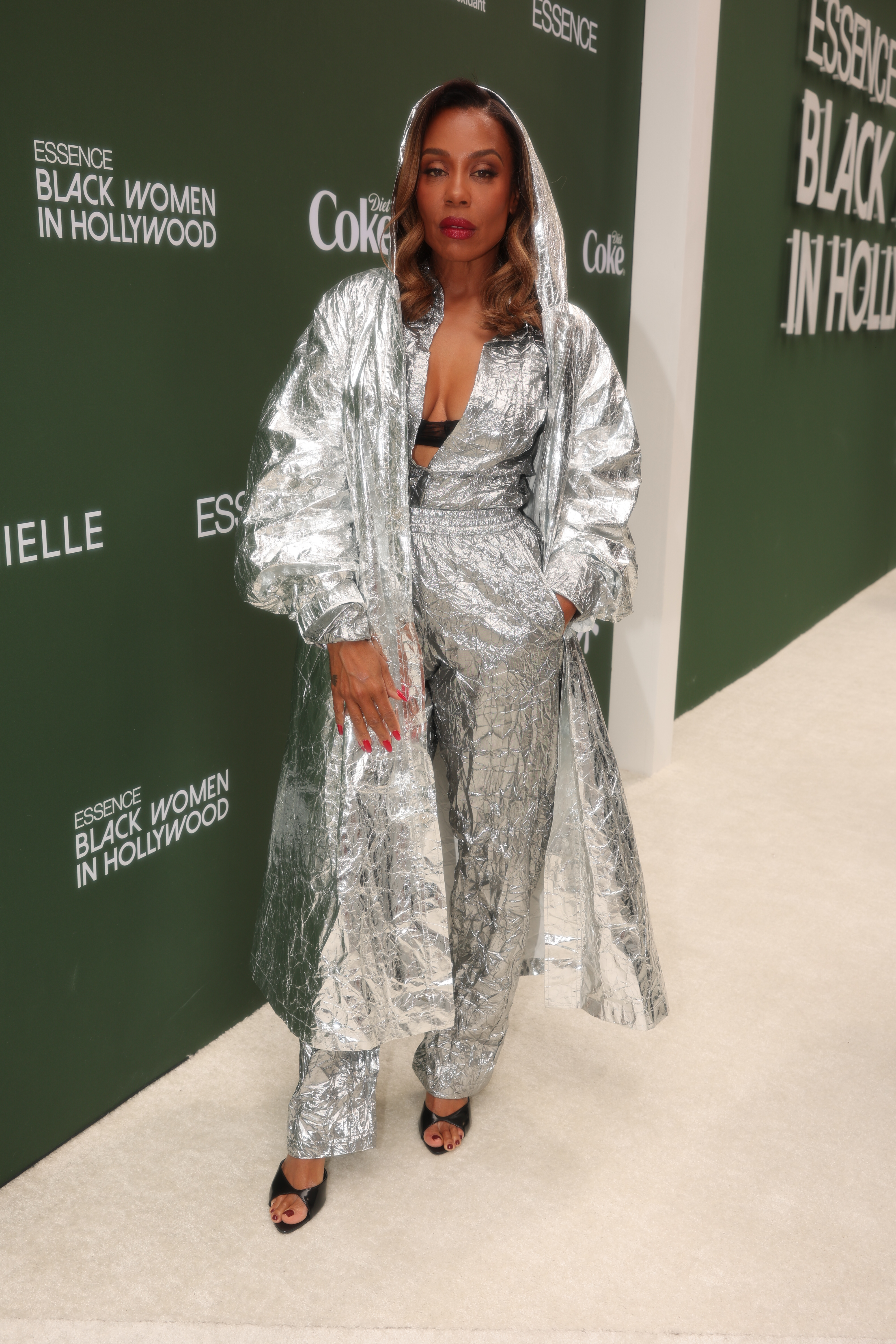Karen Pittman at the ESSENCE Black Women In Hollywood Awards held at Fairmont Century Plaza Hotel on February 27, 2025 in Los Angeles, California.