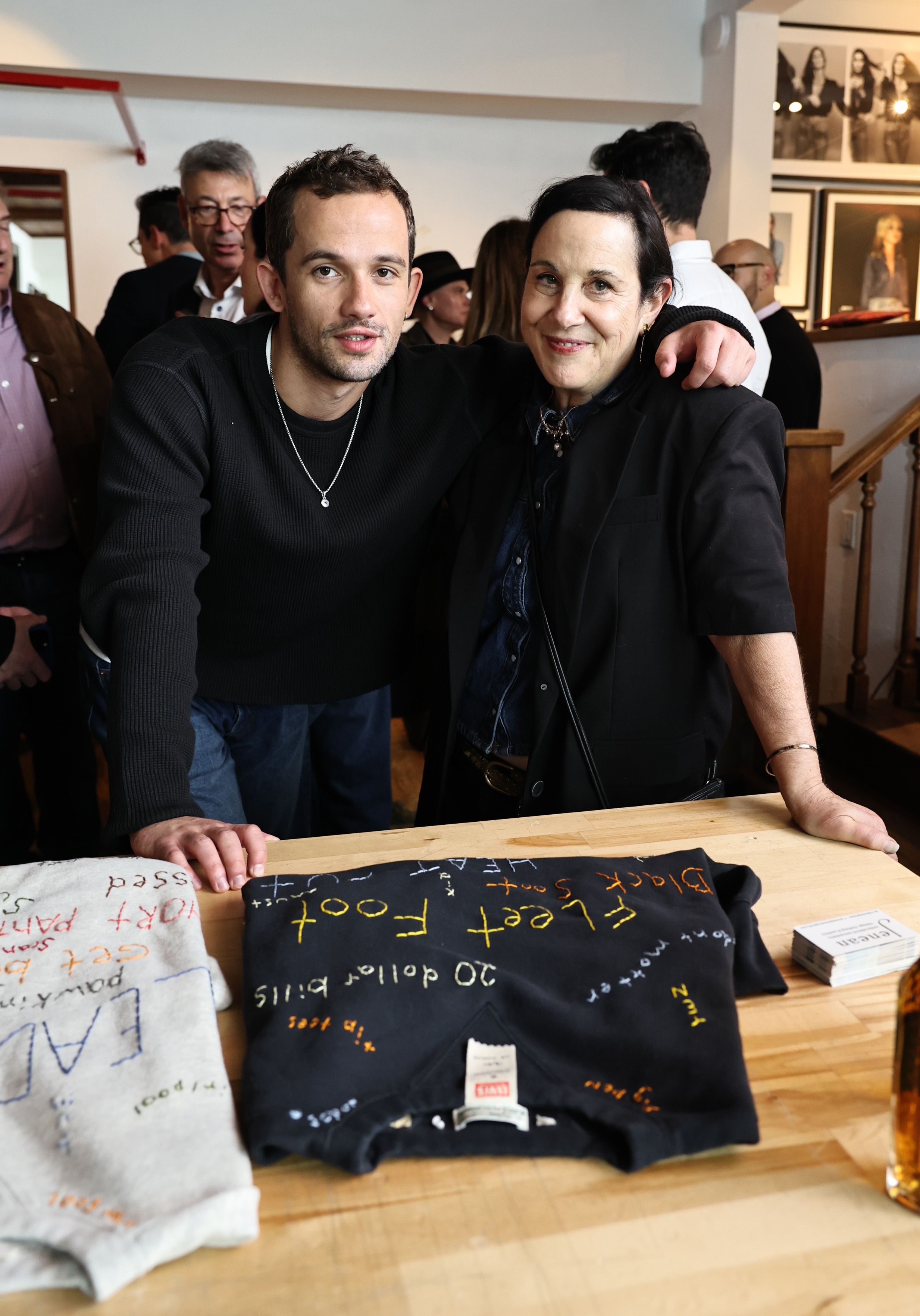 LOS ANGELES, CALIFORNIA - FEBRUARY 26: Eli Brown and Arianne Phillips seen at Levi's "A Complete Unknown" celebration with Arianne Phillips at Levi's Haus of Strauss on February 26, 2025 in Los Angeles, California. (Photo by Eric Charbonneau/Levi's via Getty Images)