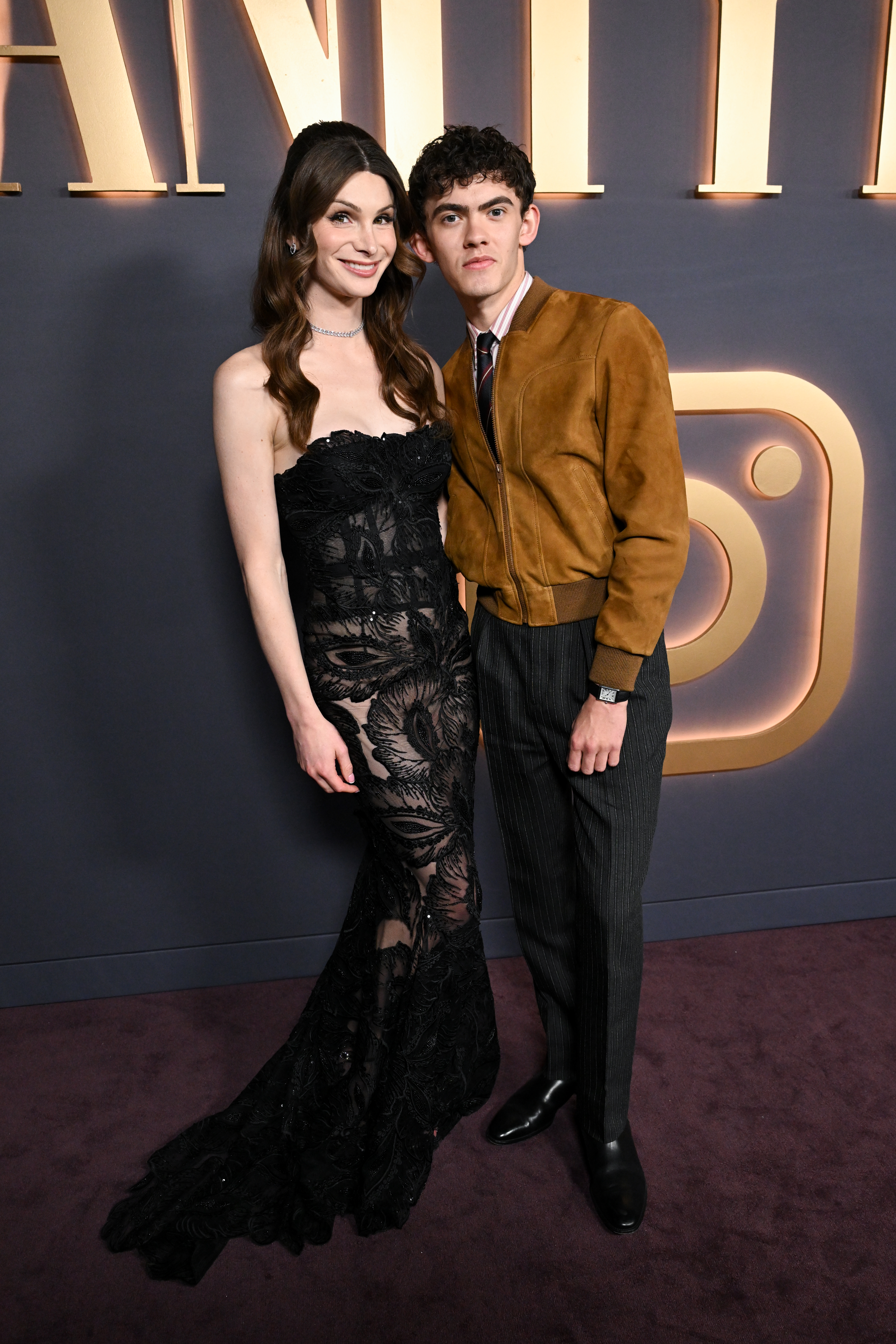 Dylan Mulvaney, Joe Locke at Vanity Fair & Instagram's The 2025 Vanities Party held at Bar Marmont on February 26, 2025 in Los Angeles, California.