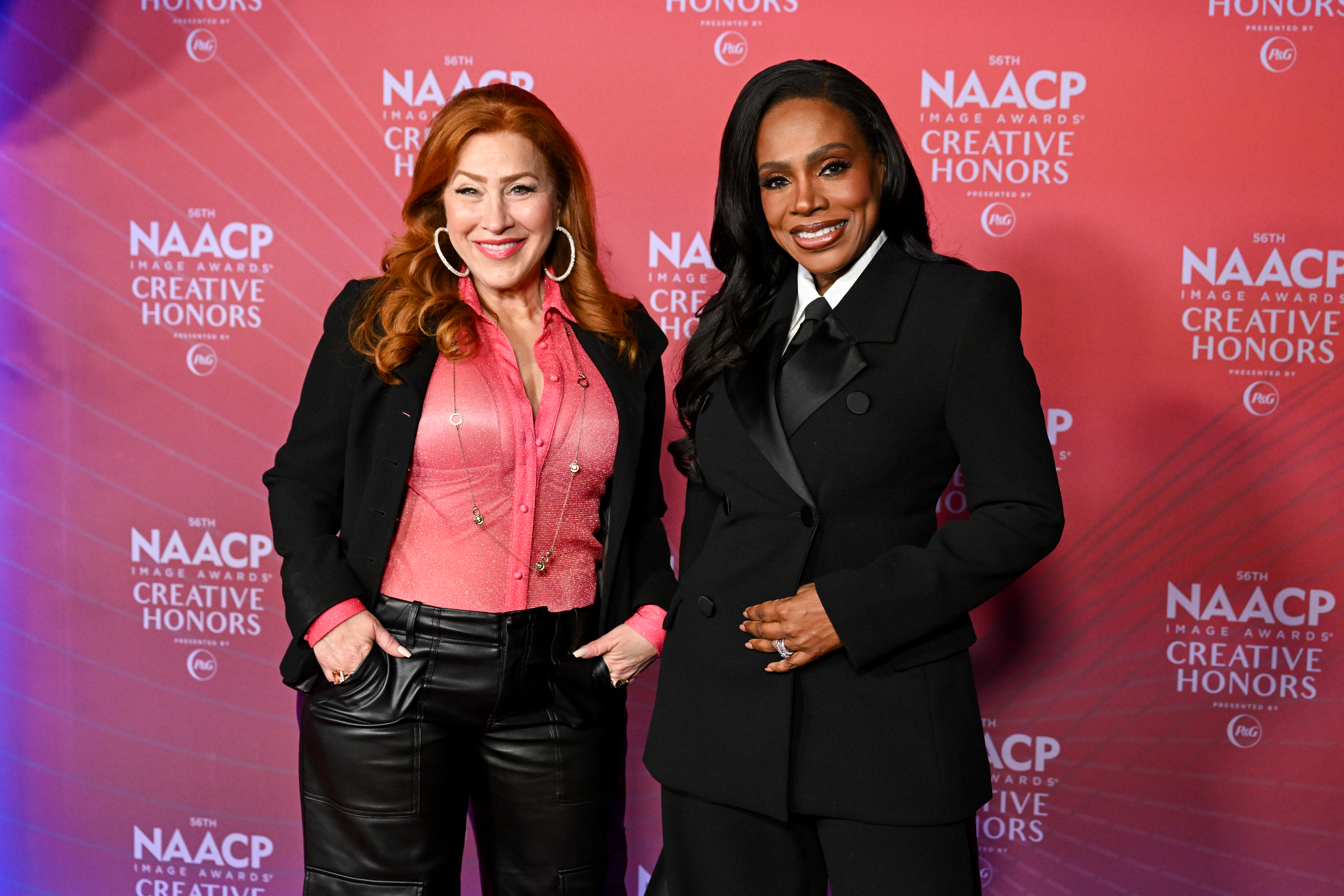 Lisa Ann Walter, Sheryl Lee Ralph at the 56th NAACP Image Awards Creative Honors held at Novo on February 21, 2025 in Los Angeles, California. (Photo by Gilbert Flores/Variety via Getty Images)