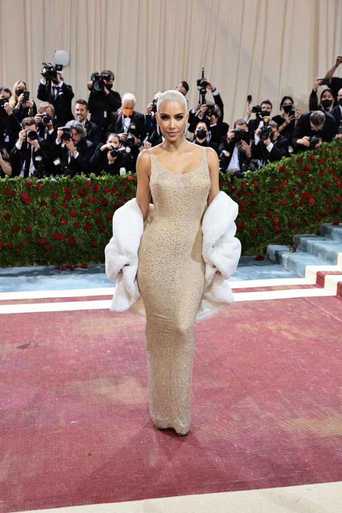 NEW YORK, NEW YORK - MAY 02: Kim Kardashian attends The 2022 Met Gala Celebrating "In America: An Anthology of Fashion" at The Metropolitan Museum of Art on May 02, 2022 in New York City. (Photo by Jamie McCarthy/Getty Images)