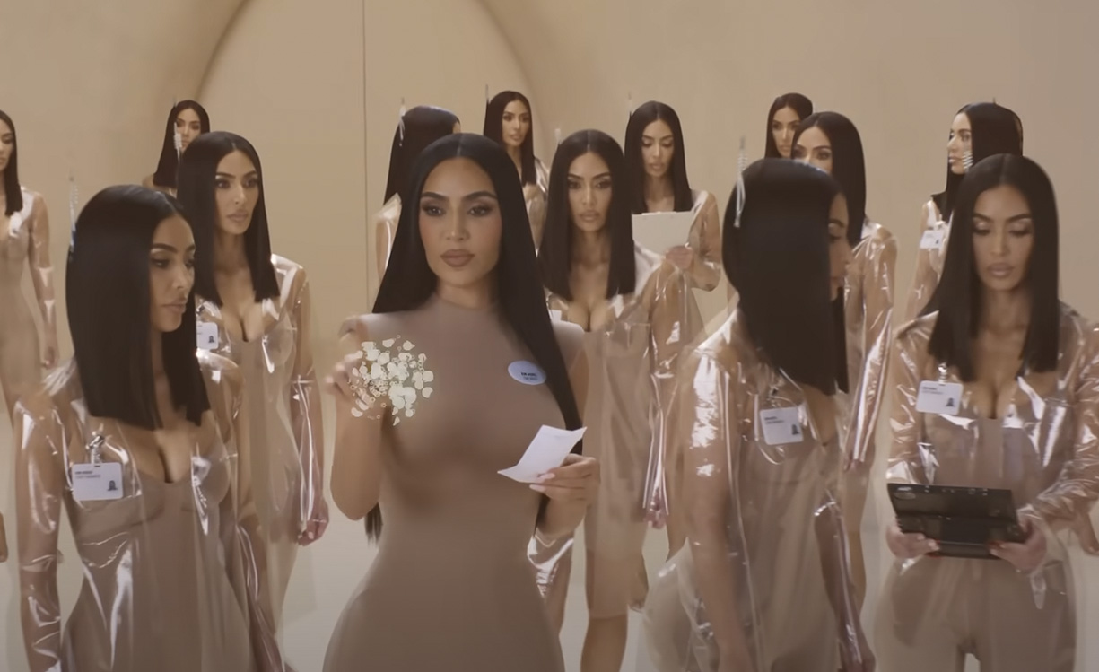 who owns skims, Kim Kardashian appears in the Skims Lab TV commercial ad spot