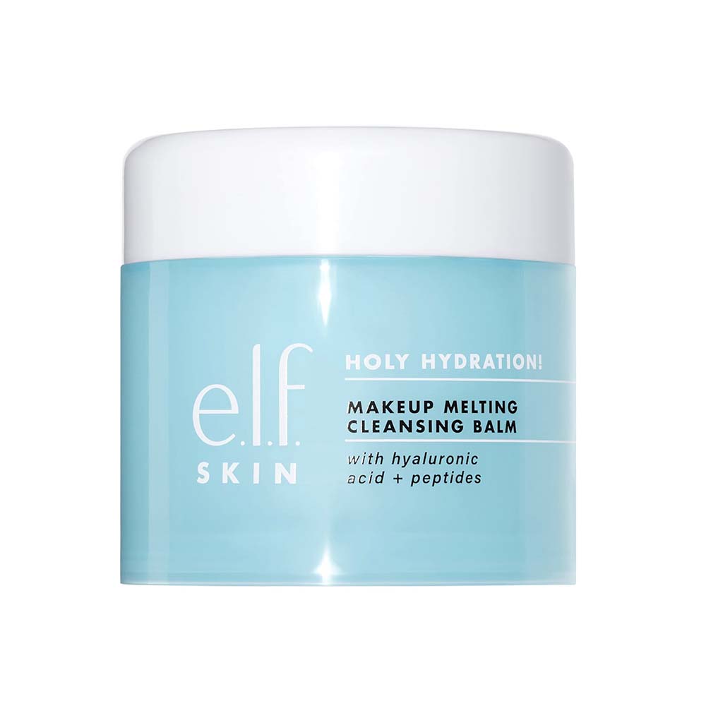 blue and white skin care jar