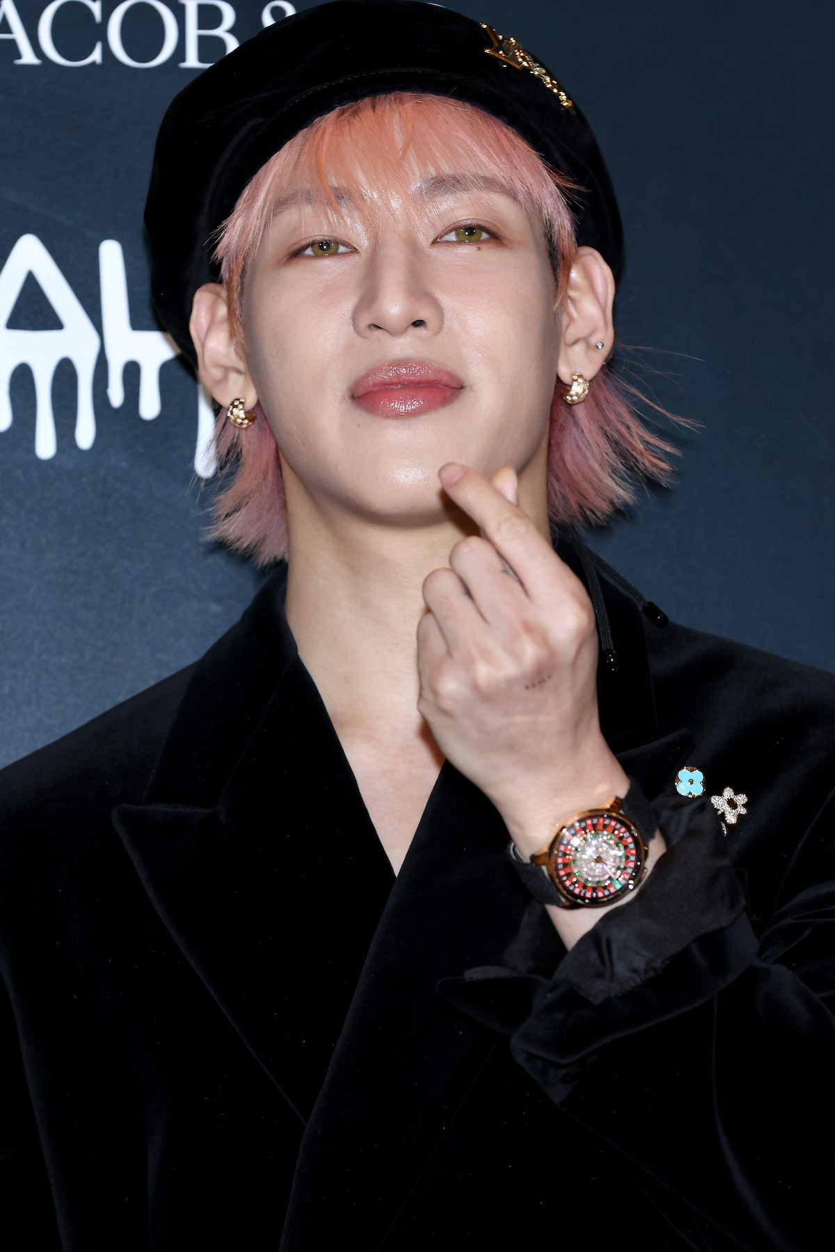SEOUL, SOUTH KOREA - FEBRUARY 24: BamBam, watch detail, aka Kunpimook Bhuwakul, of boy band GOT7 attends the