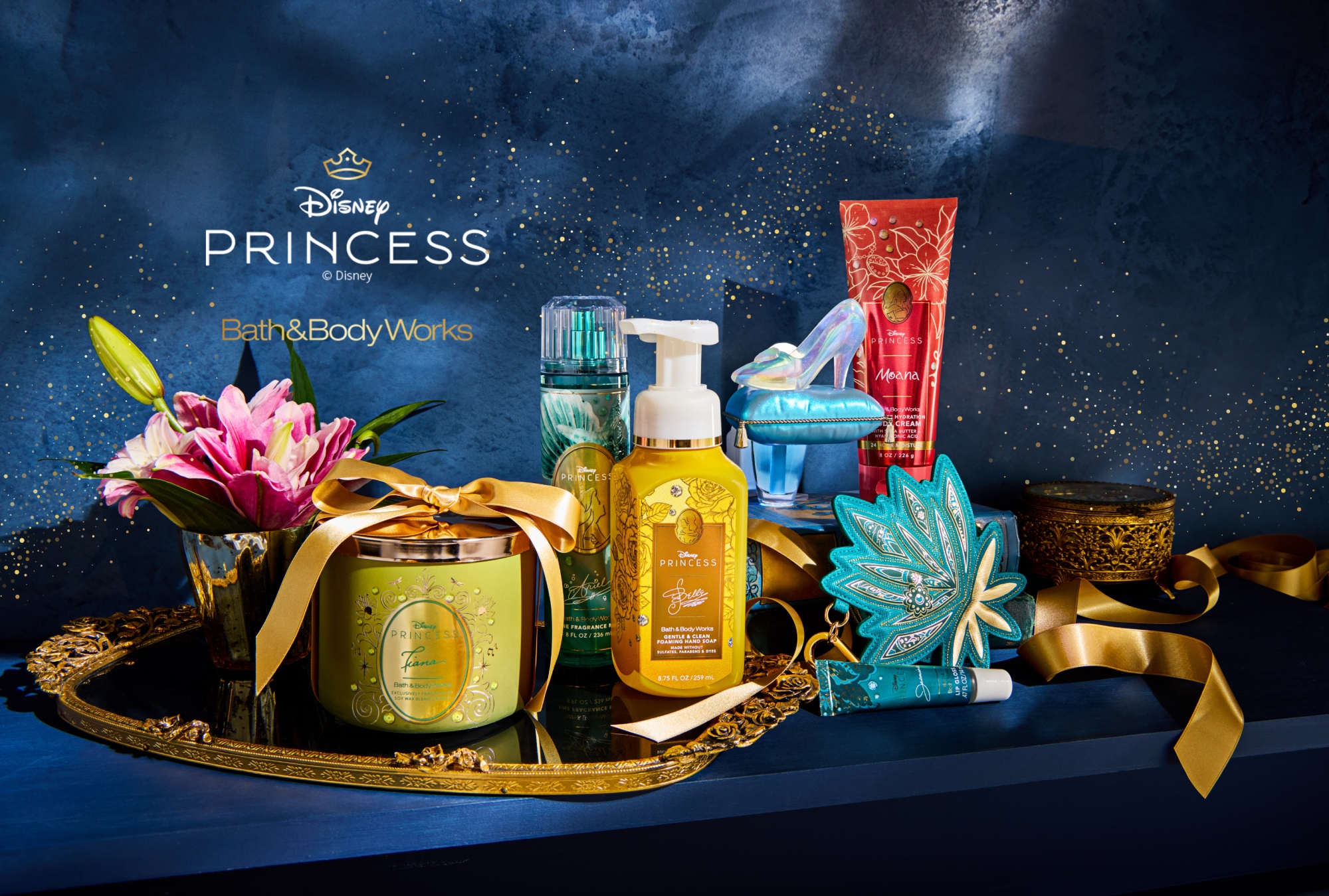 Bath & Body Works, Disney Princesses, collaboration, hand soaps, candles, body mists