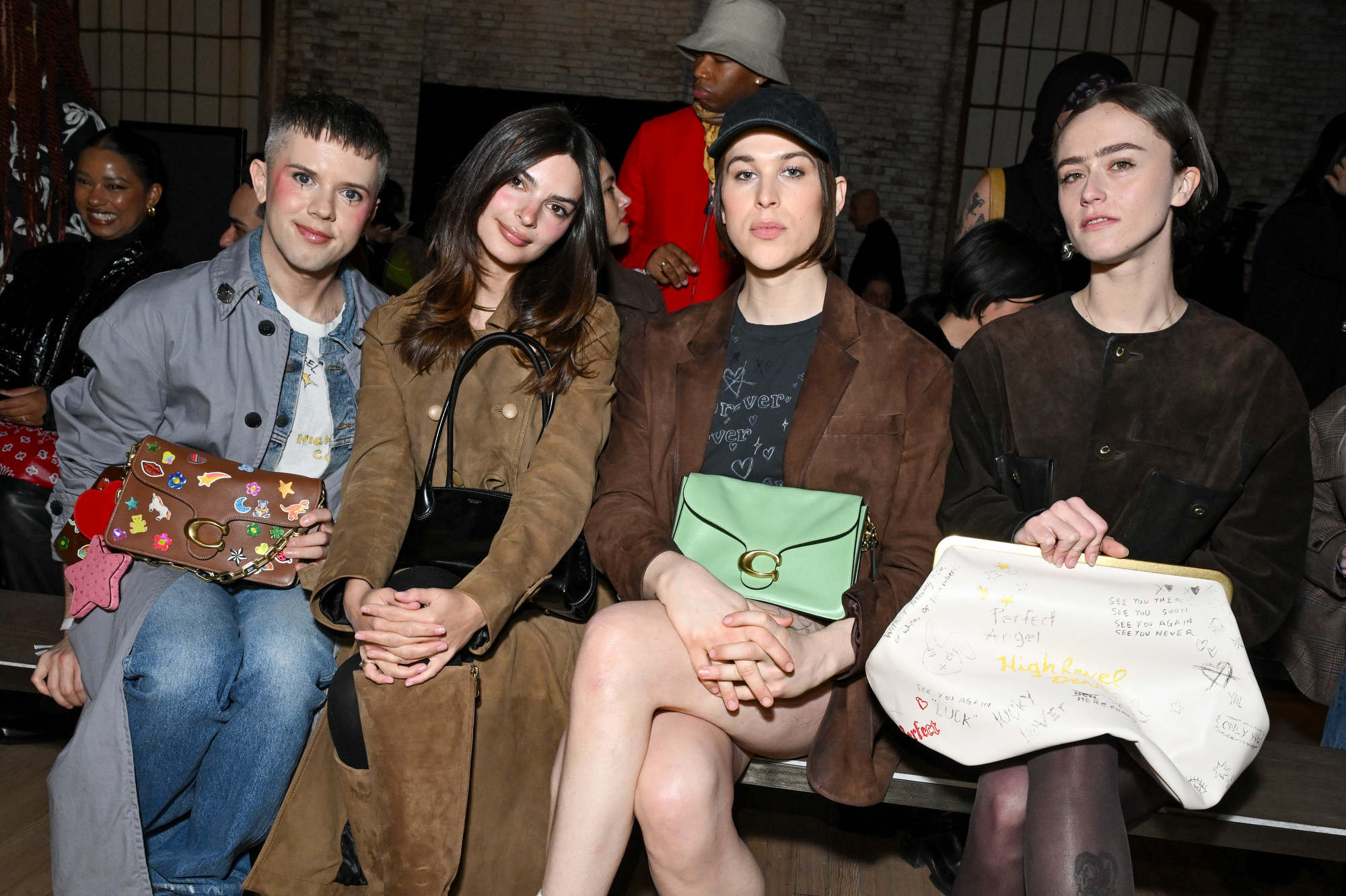 Cole Escola, Emily Ratajkowski, Tommy Dorfman, and Ella Emhoff
