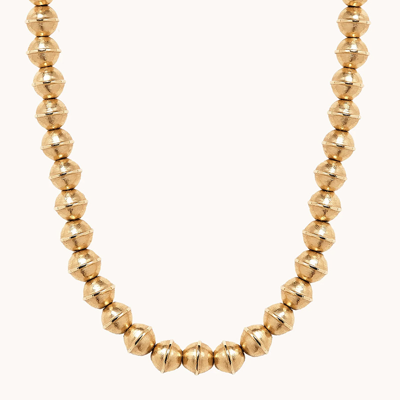 Marlo Laz squash blossom bead choker