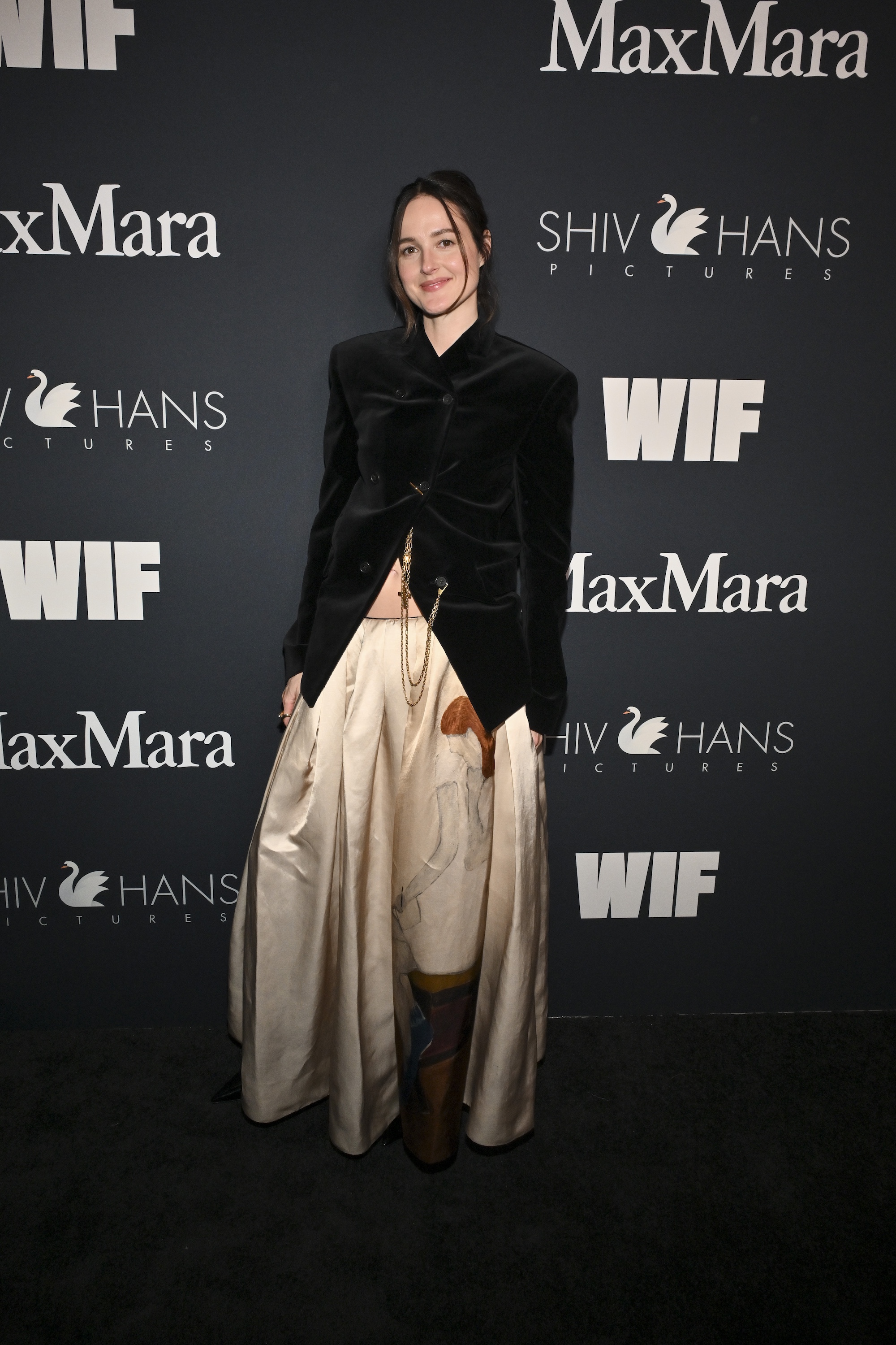 Renate Reinsve wearing Khaite at the WIF Oscars Nominees Celebration.