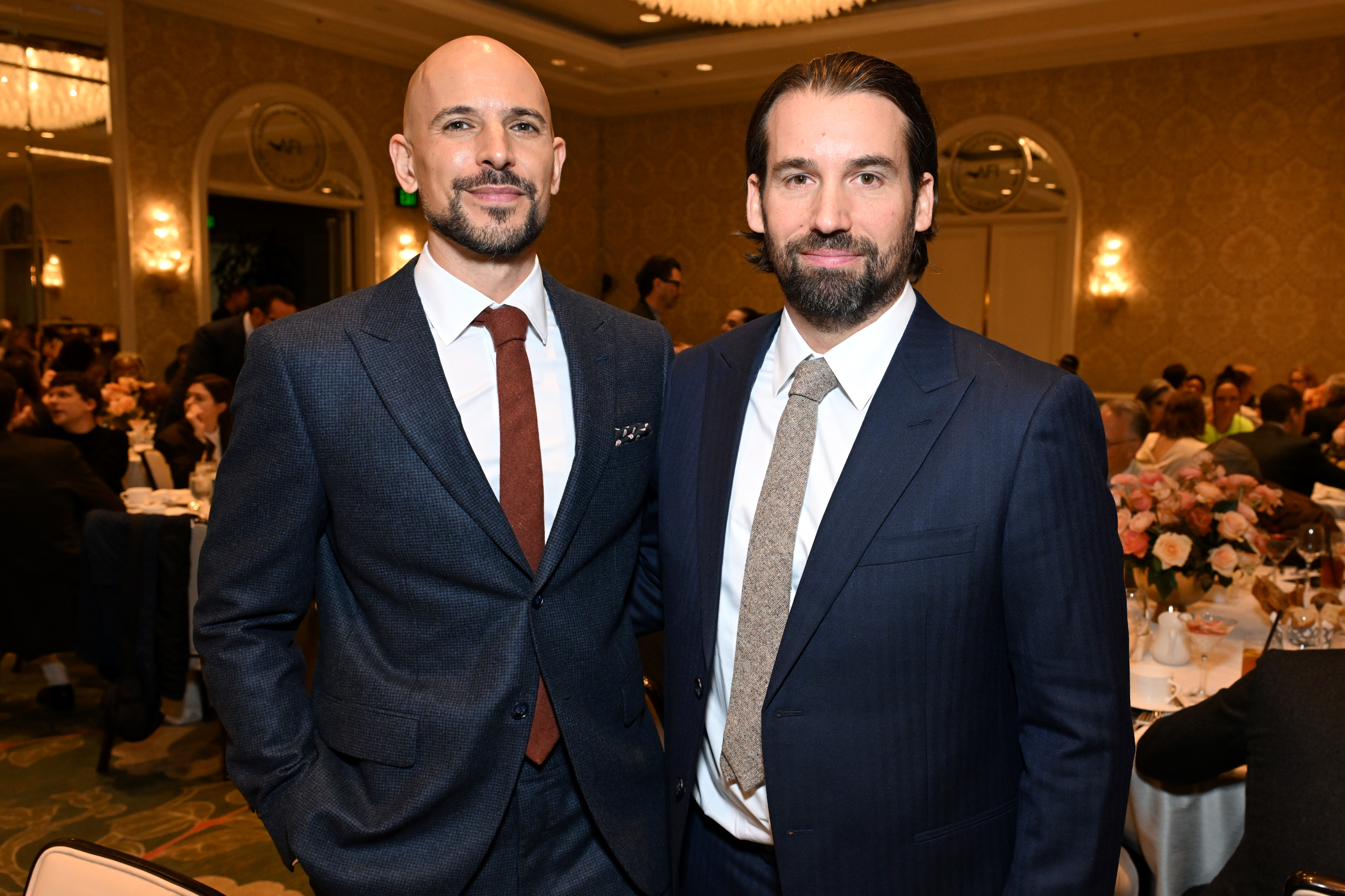 LOS ANGELES, CALIFORNIA - FEBRUARY 06: (L-R) Fred Berger and Alex Heineman attend the AFI Awards at Four Seasons Hotel Los Angeles at Beverly Hills on February 06, 2025 in Los Angeles, California. (Photo by Michael Kovac/Getty Images for AFI)