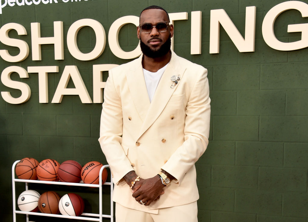 LOS ANGELES, CALIFORNIA - MAY 31: LeBron James attends the Los Angeles premiere of Universal Pictures' "Shooting Stars" on May 31, 2023 in Los Angeles, California. (Photo by Alberto E. Rodriguez/Getty Images)
