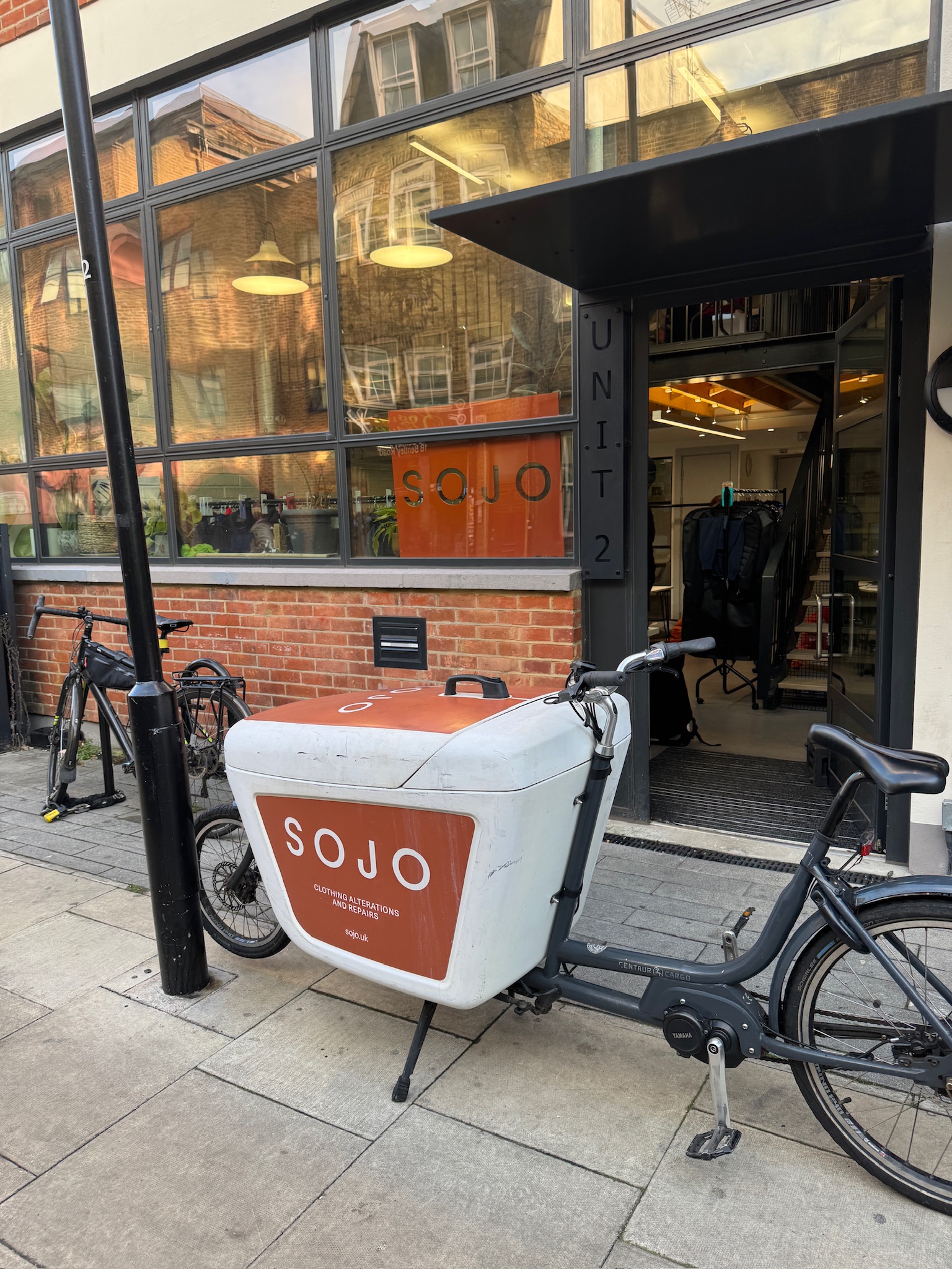Sojo's delivery bike