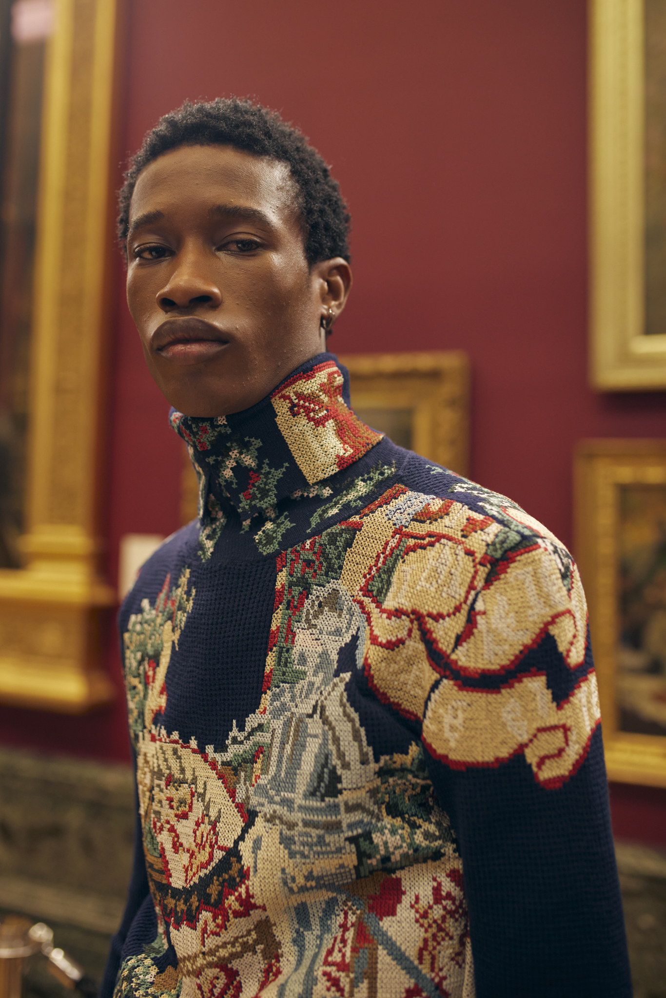Backstage at Burberry Fall 2025 Ready-to-Wear Collection at London Fashion Week