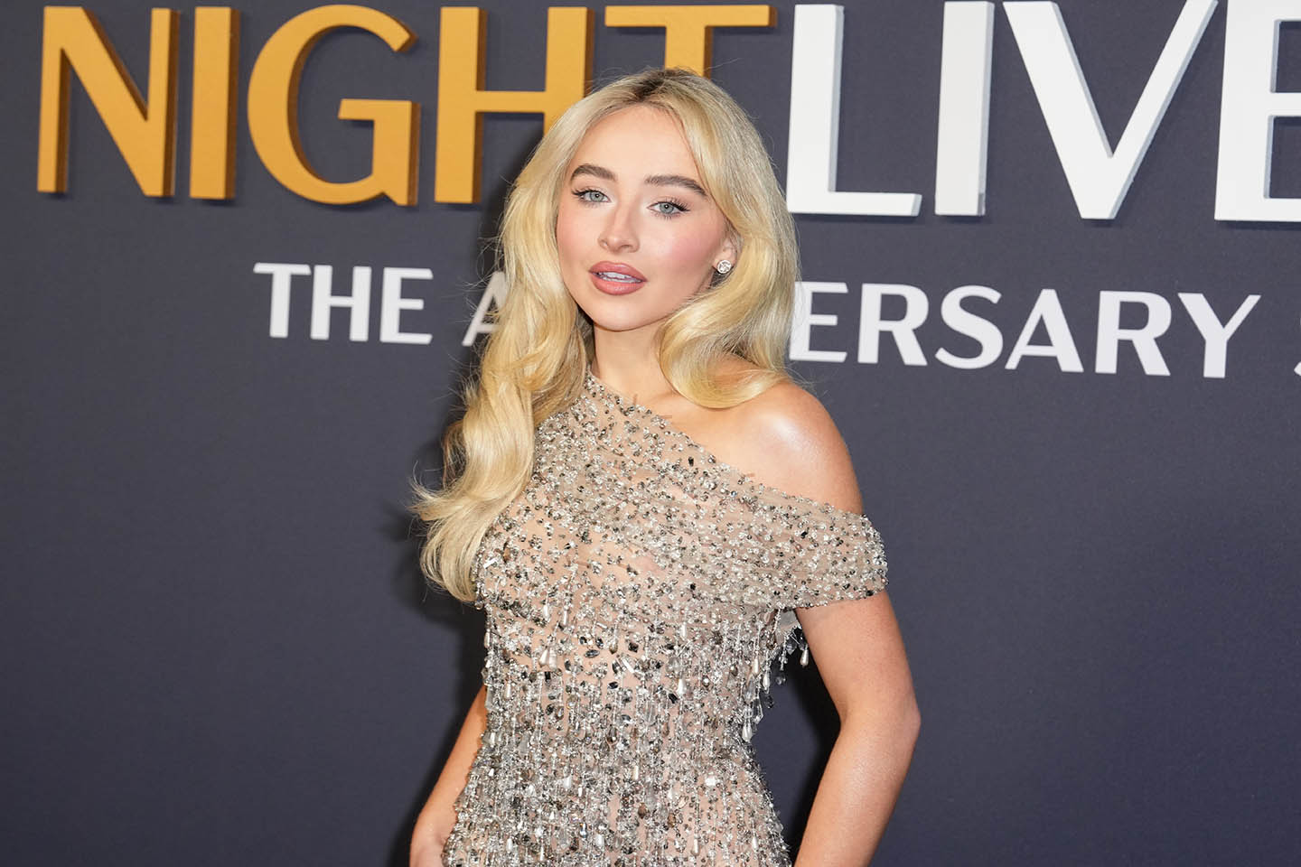 Sabrina Carpenter at SNL50: The Anniversary Special at 30 Rockefeller Plaza on February 16, 2025 in New York, New York.