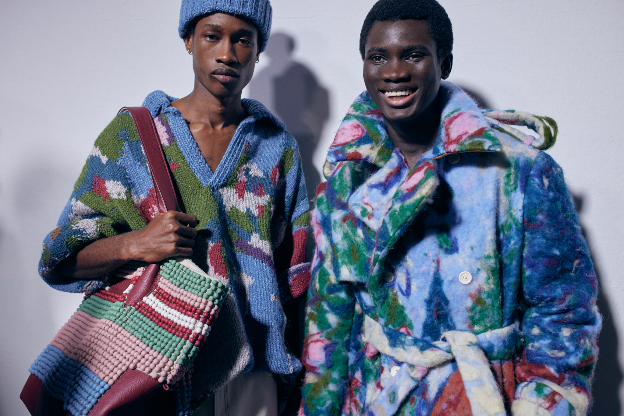 Backstage at S.S. Daley Fall 2025 Ready-to-Wear Collection at London Fashion Week