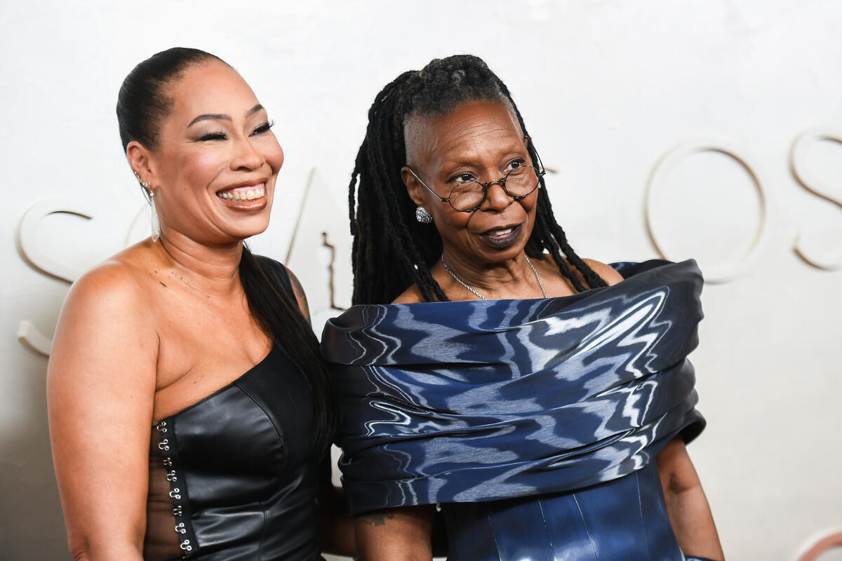 Alex Martin, Whoopi Goldberg at the 97th Oscars held at the Dolby Theatre on March 2, 2025 in Hollywood, California.